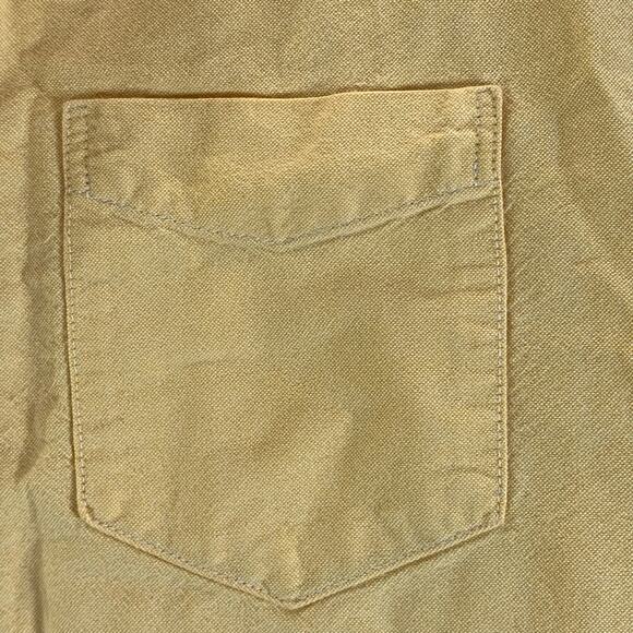 AMERICAN EAGLE OUTFITTERS Men's Yellow Seriously Soft Button-Up Shirt SZ M - Picture 5 of 13